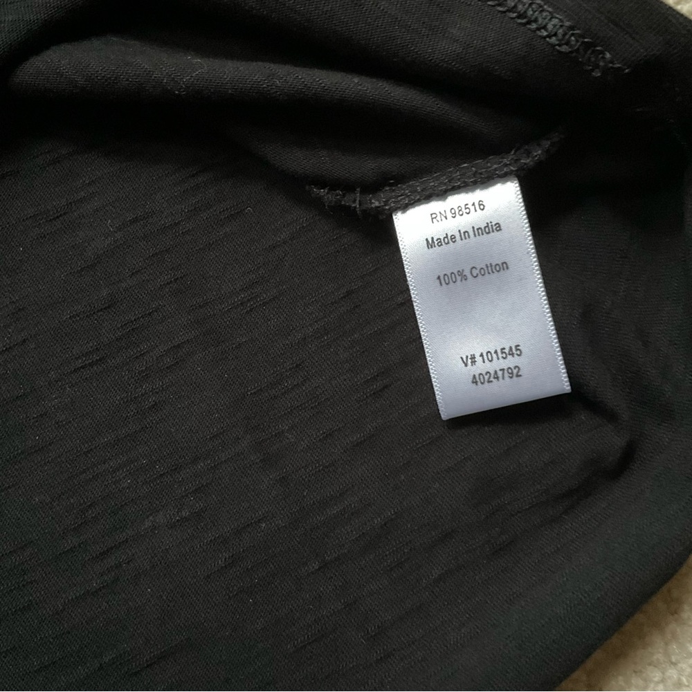 Coldwater Creek Black Sleeveless Top, Med - Picture 5 of 5